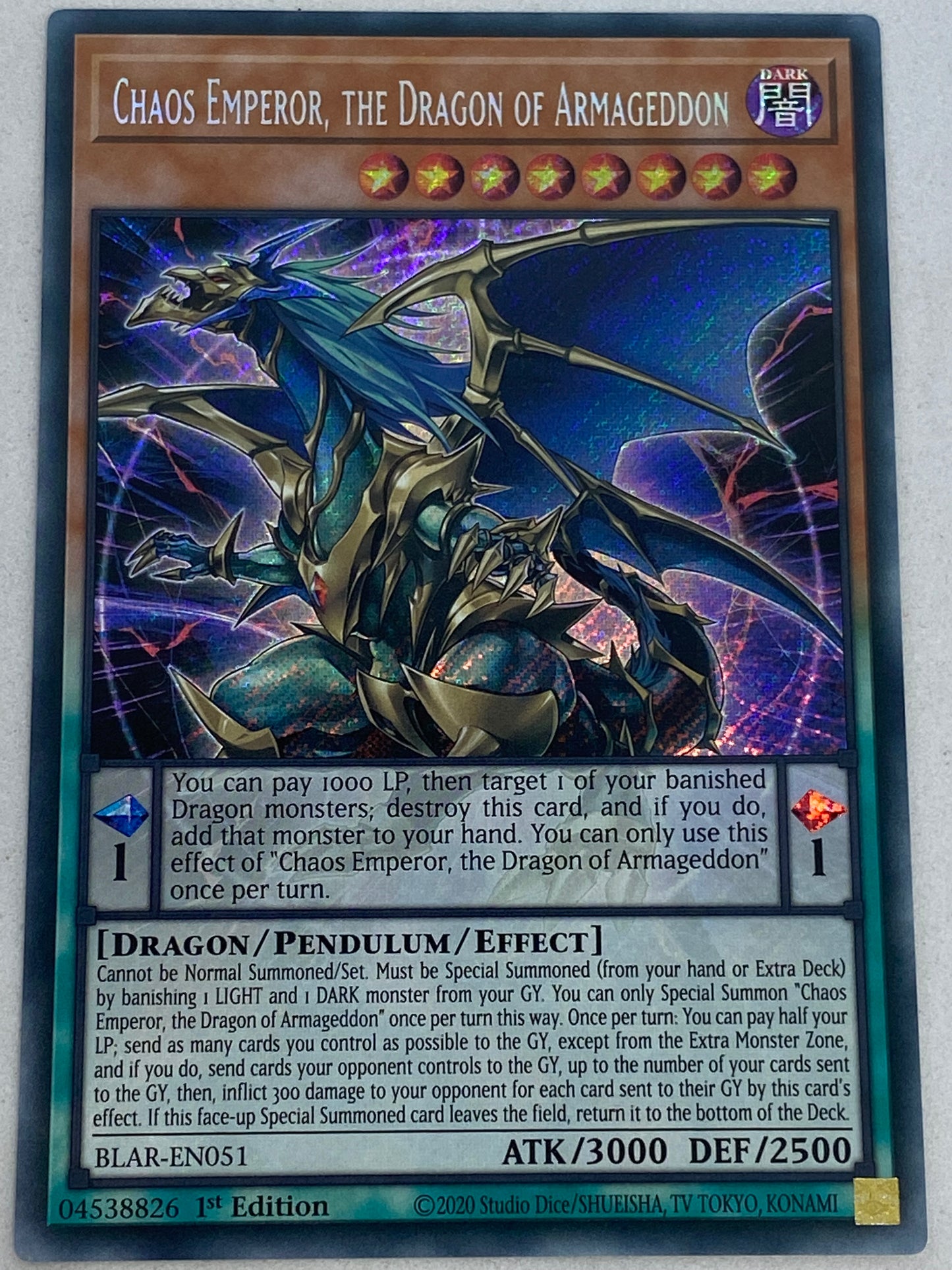 Chaos Emperor, The Dragon Of Armageddon BLAR-EN051