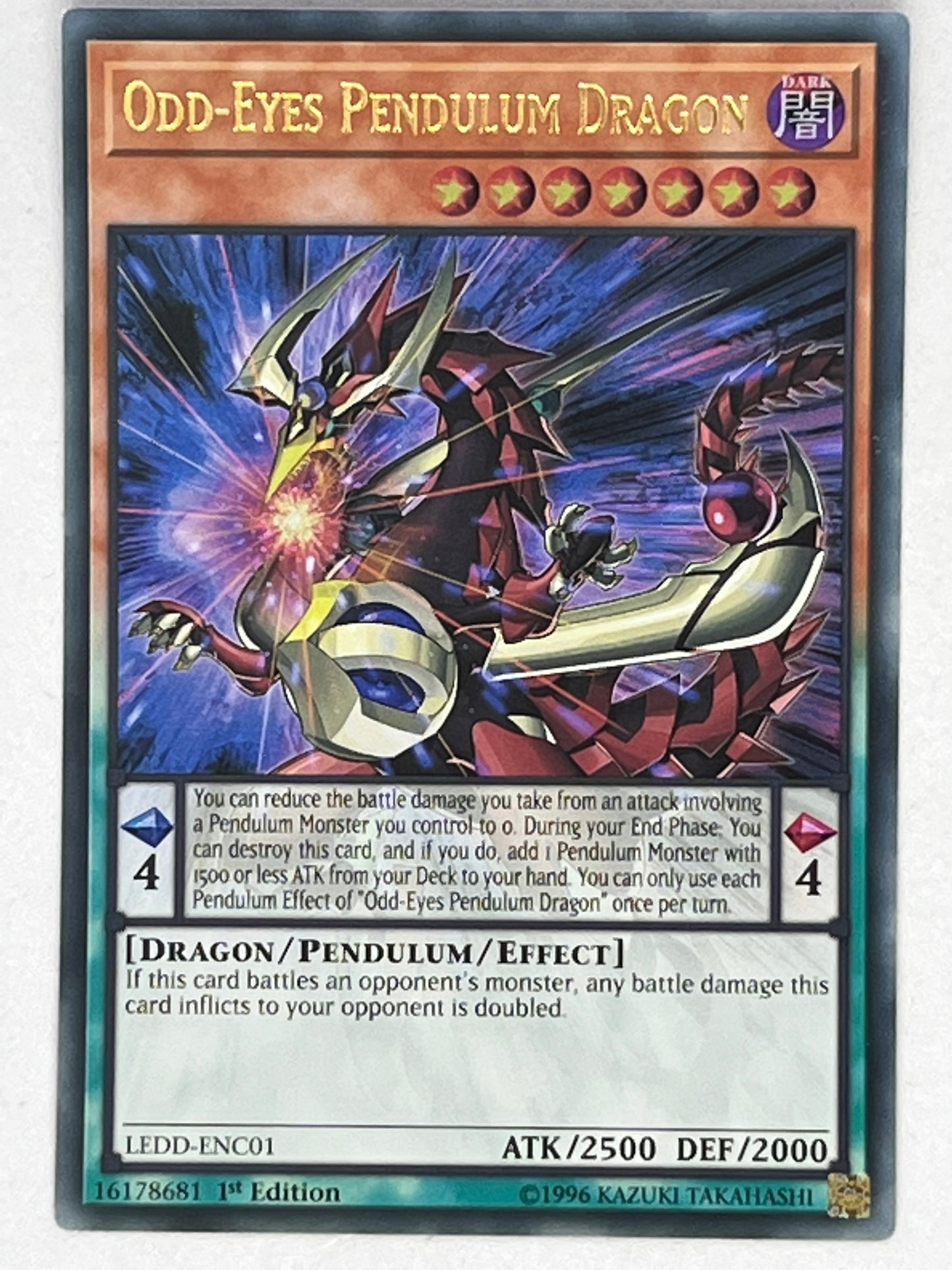 Odd-Eyes Pendulum Dragon LEDD-ENC01
