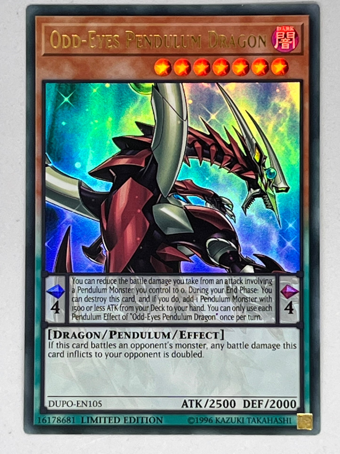 Odd-Eyes Pendulum Dragon DUPO-EN105