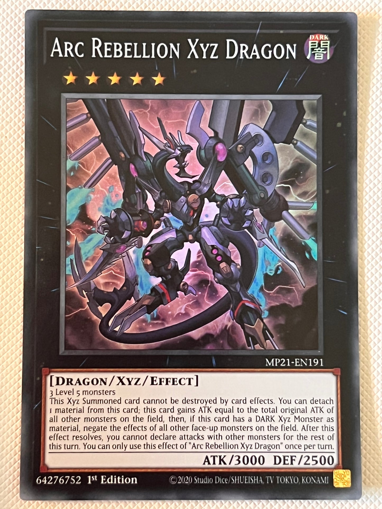 Arc Rebellion XYZ Dragon MP21-EN191