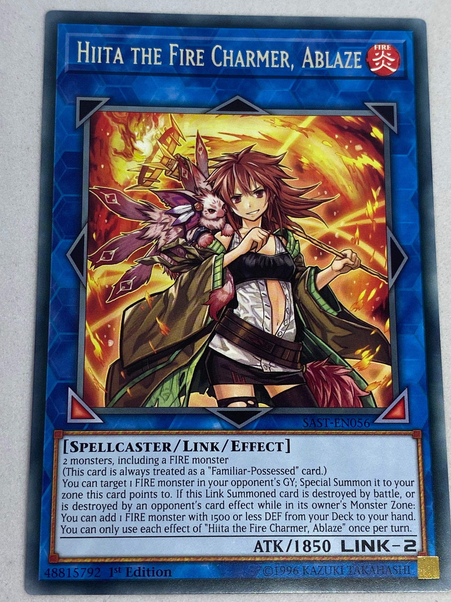 Hiita The Fire Charmer, Ablaze SAST-EN056