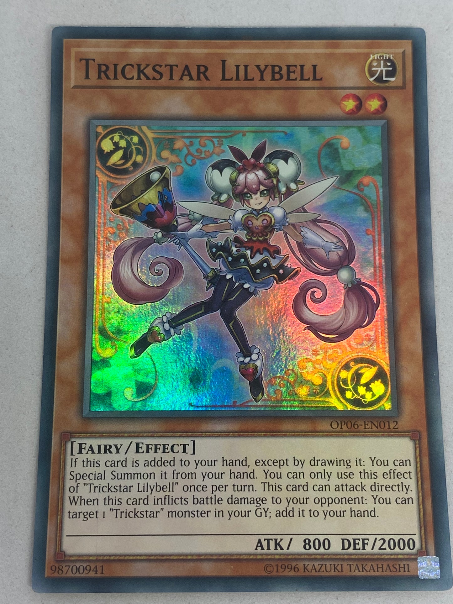 Trickstar Lilybell OP06-EN012