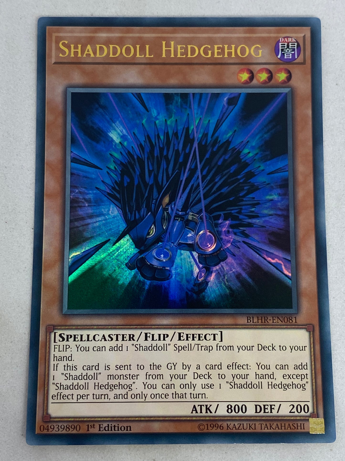 Shaddoll Hedgehog BLHR-EN081