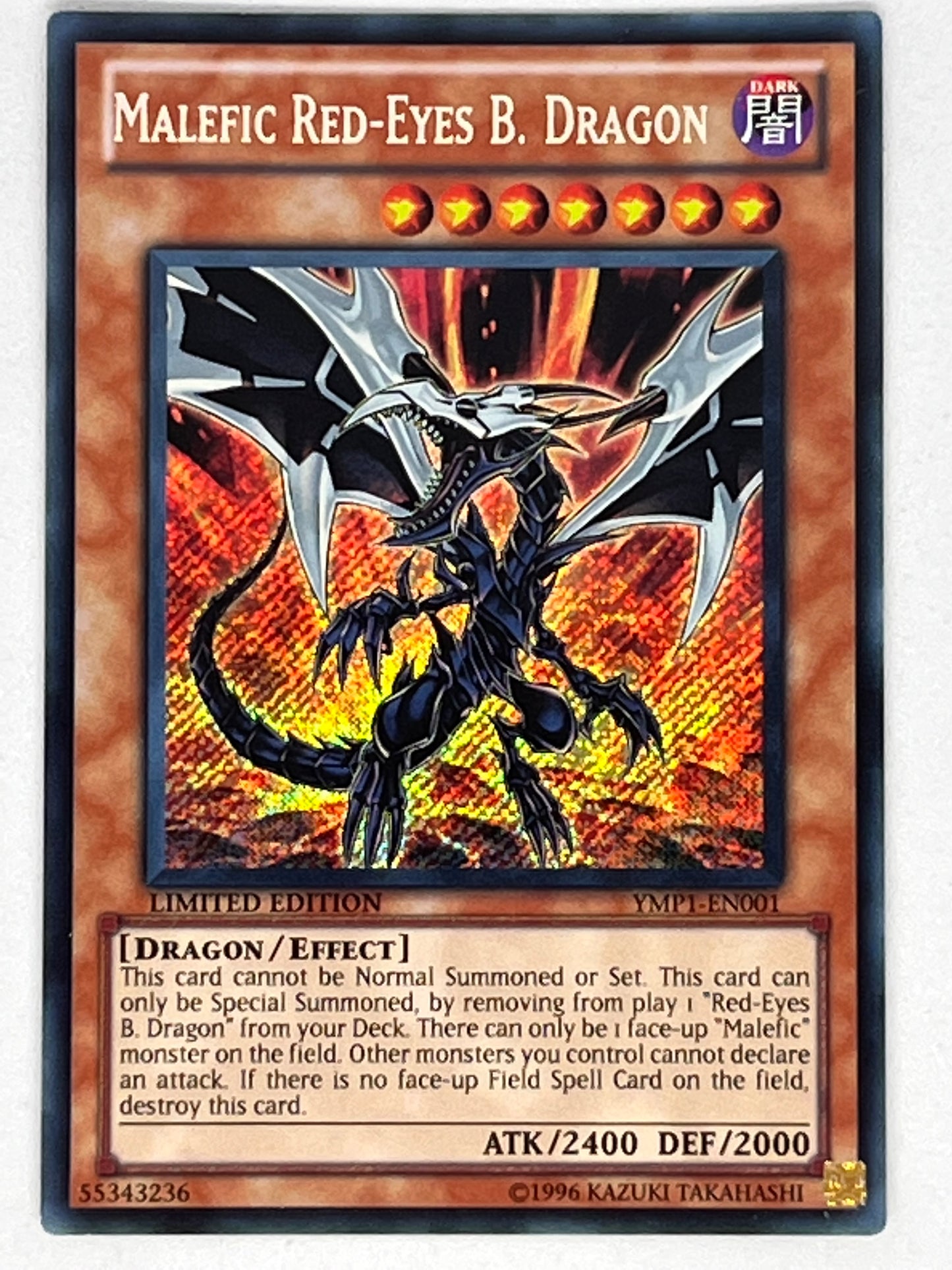 Malefic Red Eyes B. Dragon YMP1-EN001