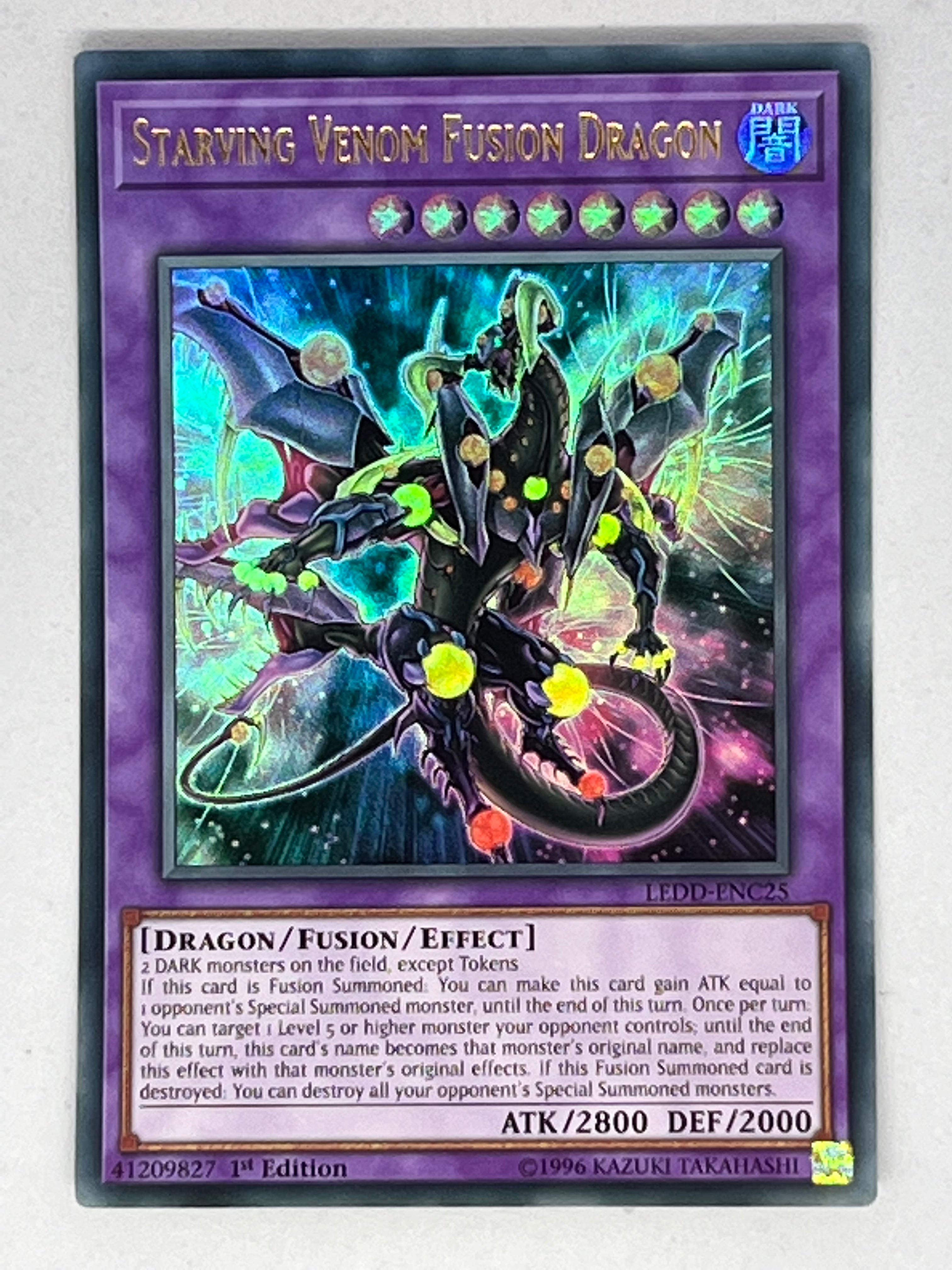 yugioh venom cards Yu-Gi-Oh! - Burn (TAEV-EN071) - Tactical Evolution - Unlimited Edition this cards name becomes that monsters original name you're finished yugioh card Starving