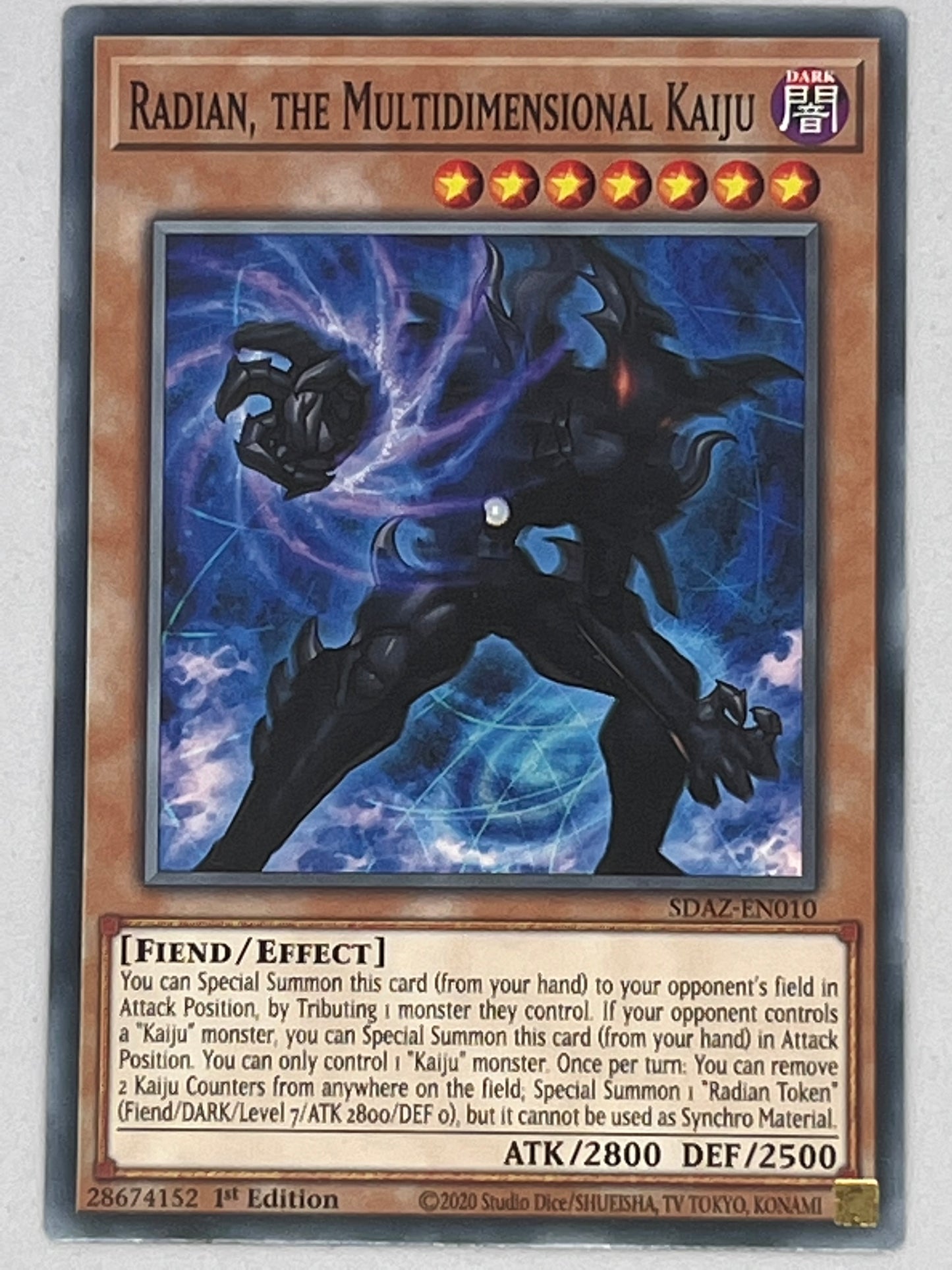 Radian, The Multidimensional Kaiju SDAZ-EN010
