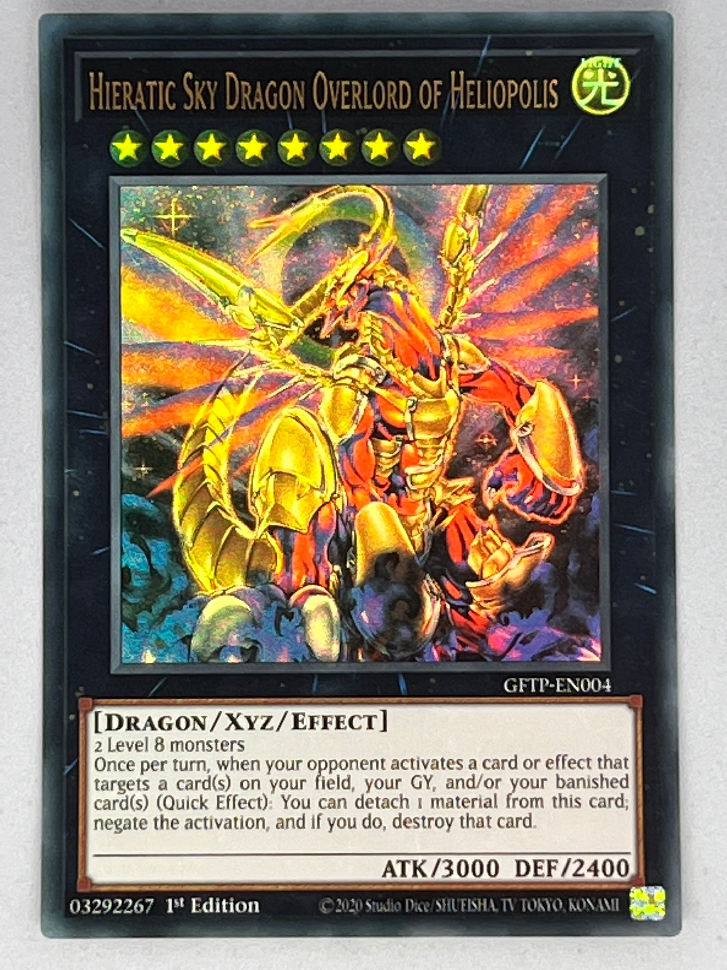 Hieratic Sky Dragon Overlord Of Heliopolis GFTP-EN004
