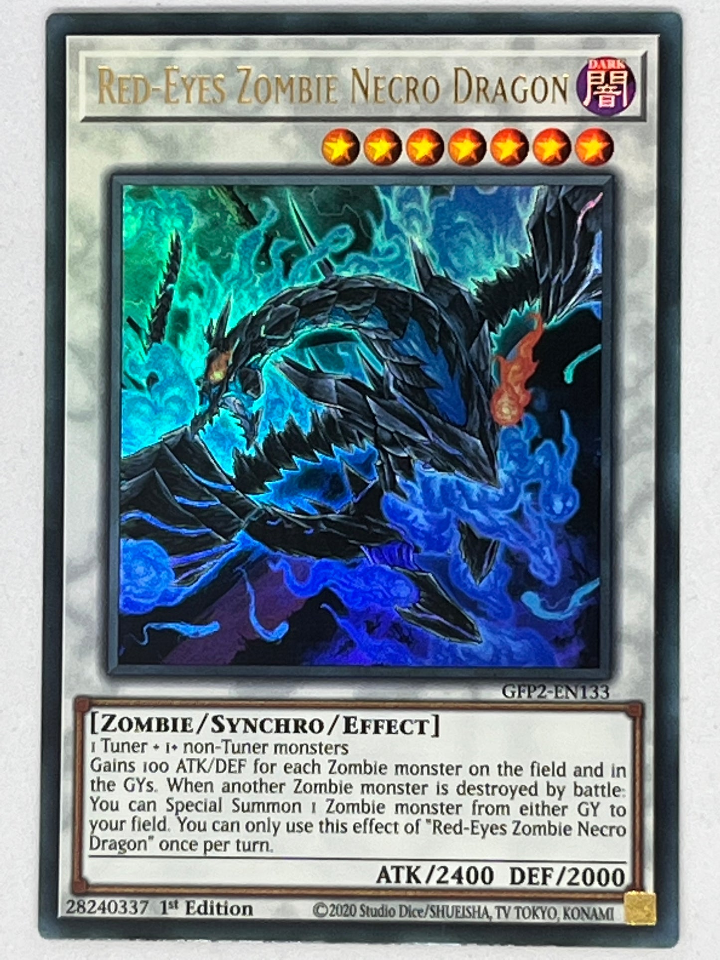 Red-Eyes Zombie Necro Dragon GFP2-EN133