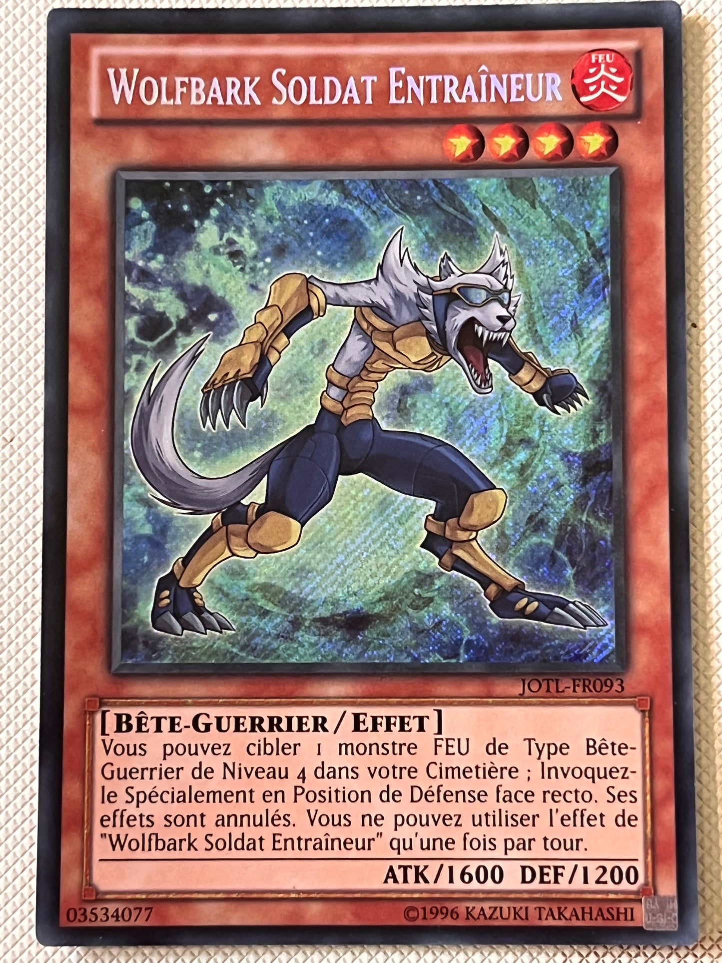 Coach Soldier Wolfbark (French) JOTL-FR093