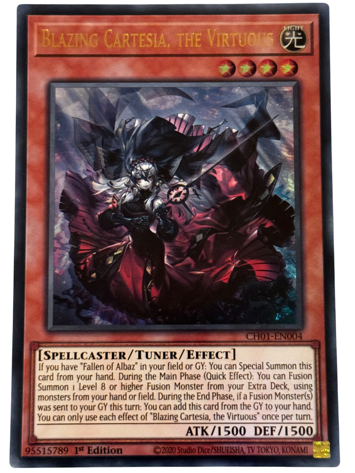 Blazing Cartesia, The Virtuous CH01-EN004