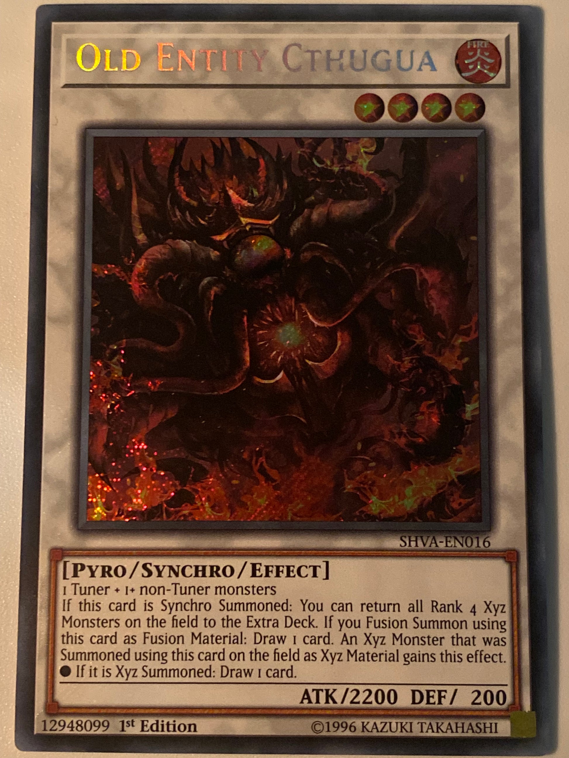 yugioh entity cards Old Entity Cthugua SHVA-EN016 – Genesis TCG
