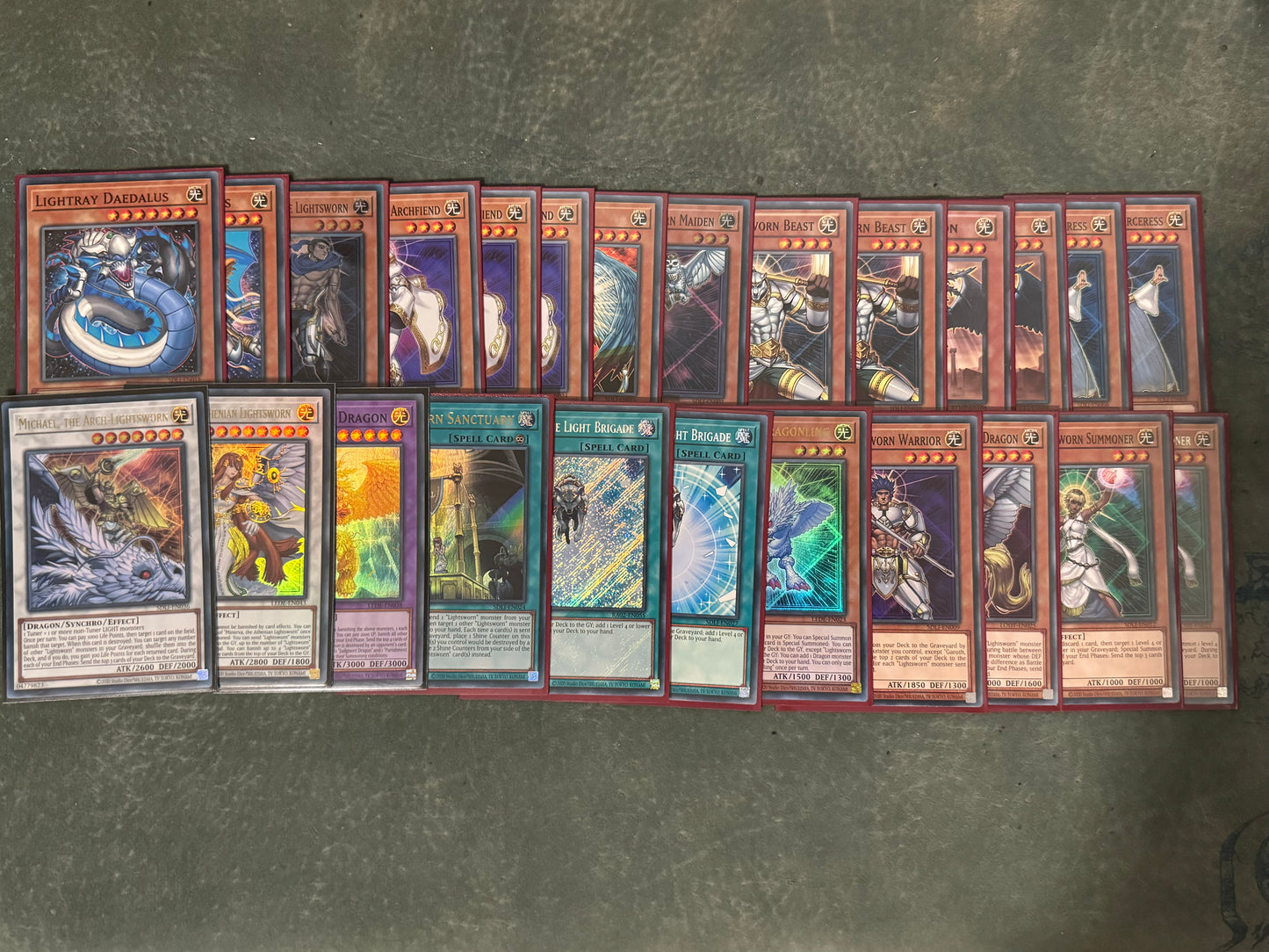 Lightsworn Card Lot (Notables In Description)