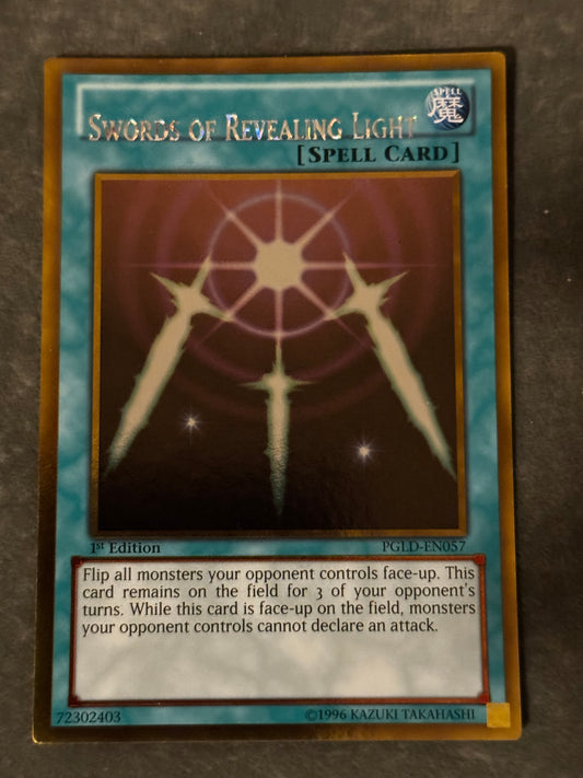 Swords Of Revealing Light PGLD-EN057 Misprint name shift