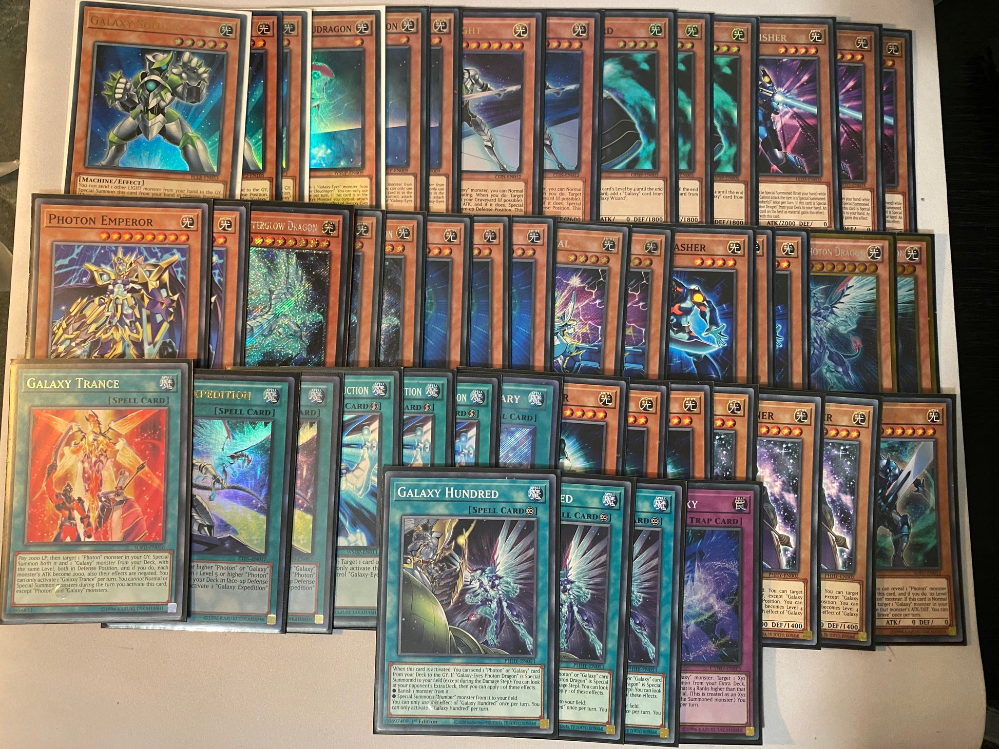 Galaxy Eyes Deck Core(Minus Number 90) Read Description – Genesis TCG