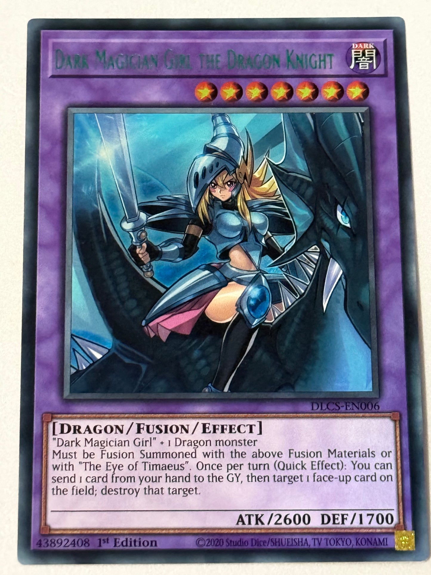 Dark Magician Girl The Dragon Knight DLCS-EN006