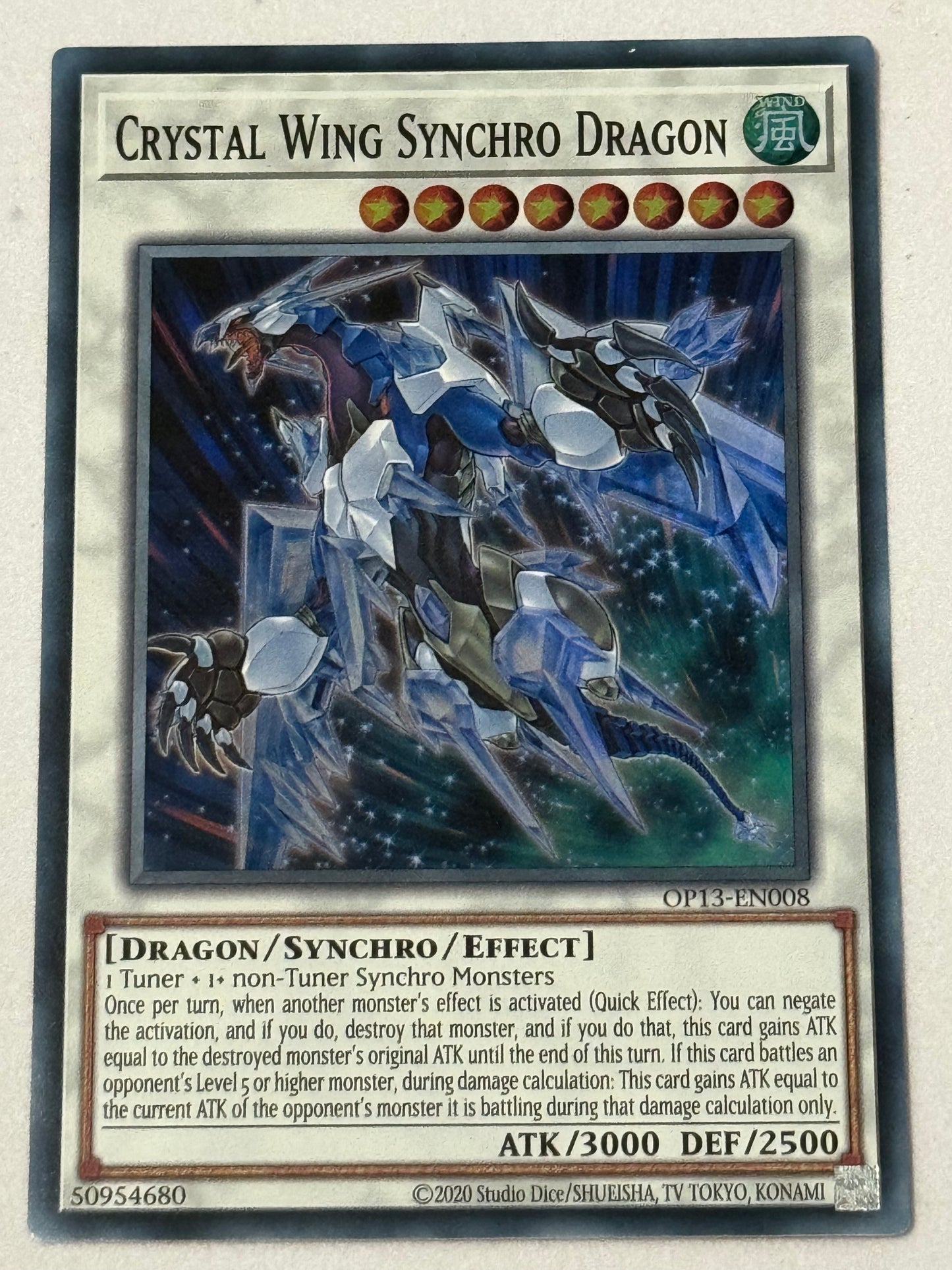 Crystal Wing Synchro Dragon OP13-EN008