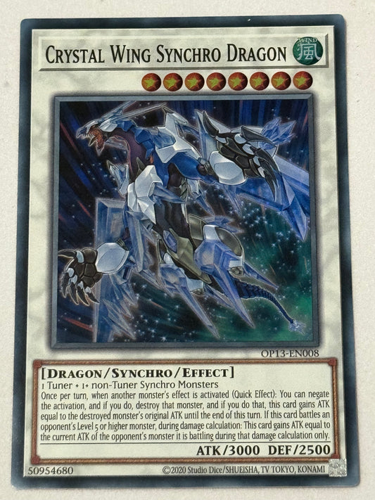 Crystal Wing Synchro Dragon OP13-EN008
