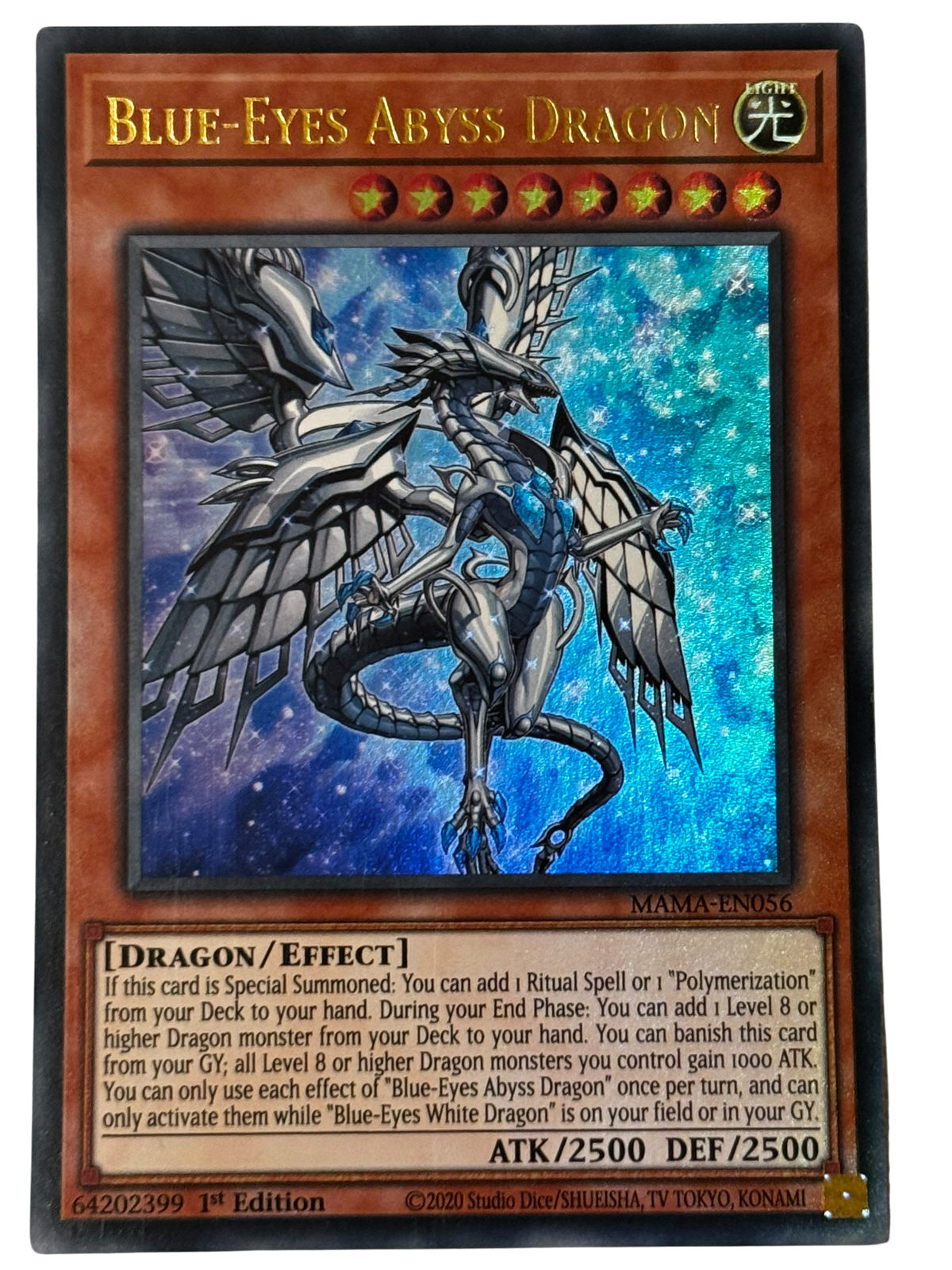 Blue-Eyes Abyss Dragon MAMA-EN056