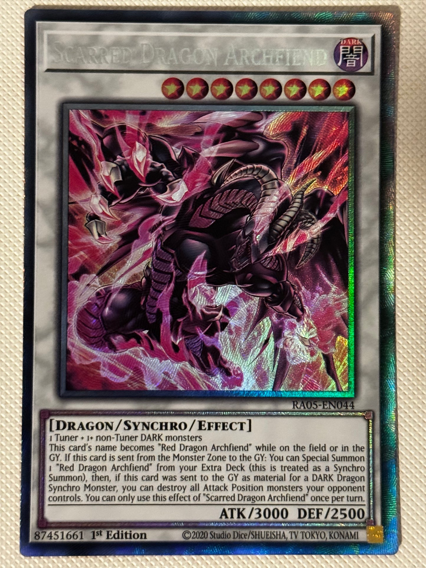 Scarred Dragon Archfiend RA05-EN044