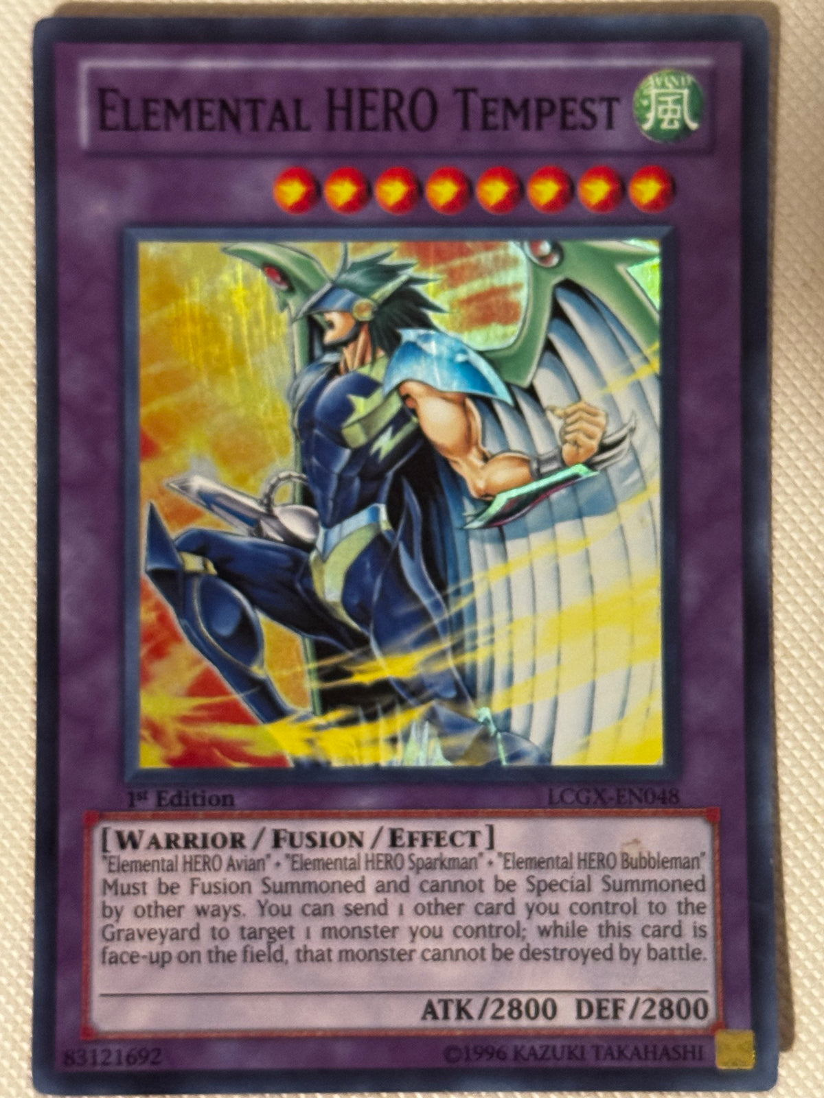 Elemental HERO Tempest LCGX-EN048
