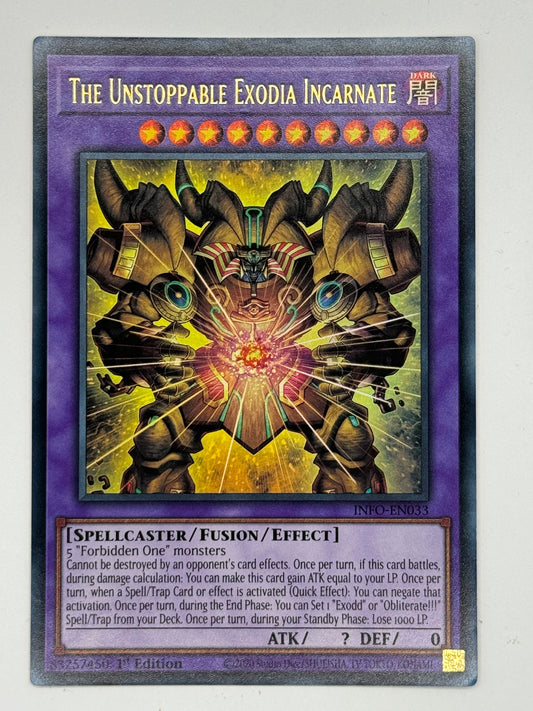 The Legendary Exodia Incarnate INFO-EN033