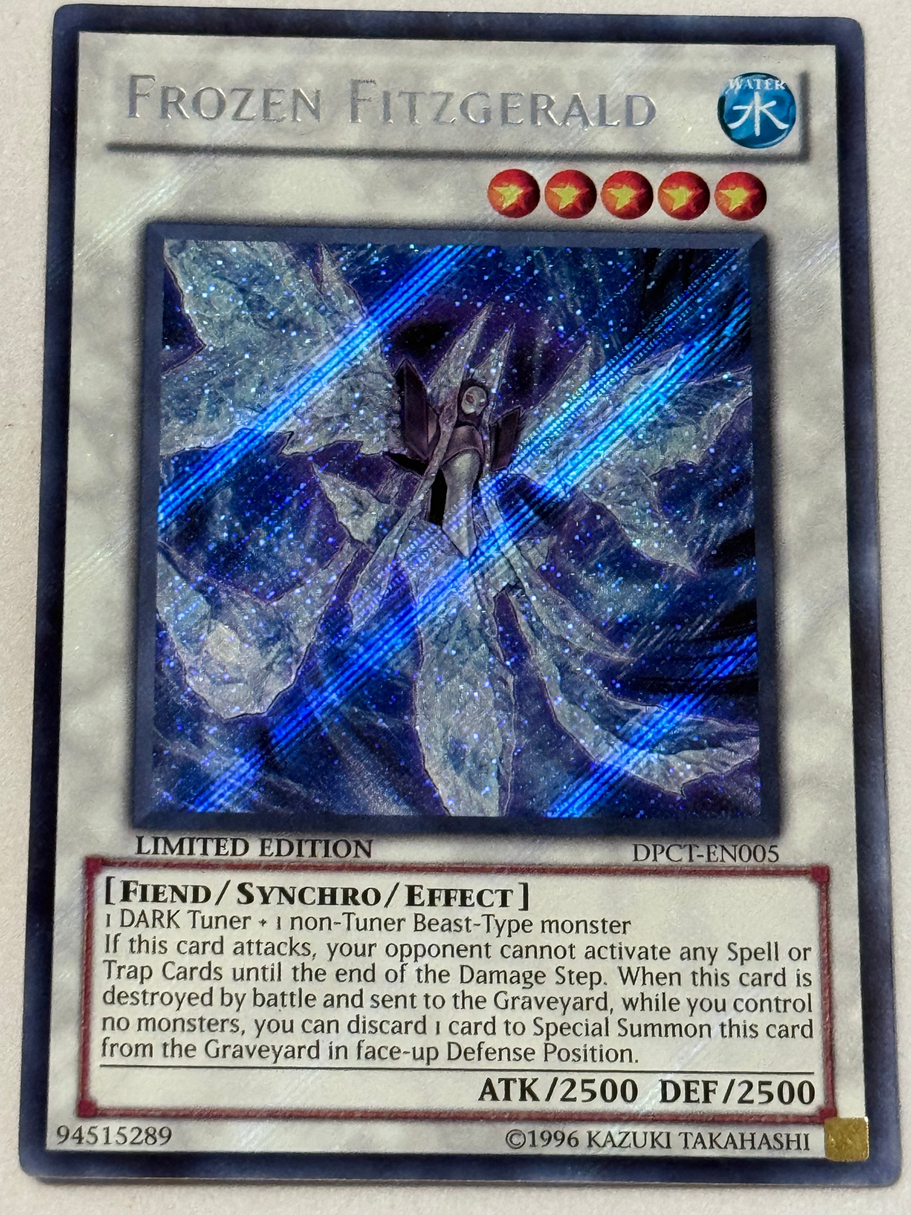 yugioh frozen fitzgerald deck If this card attacks Frozen Fitzgerald (DPCT-EN005) - Carte