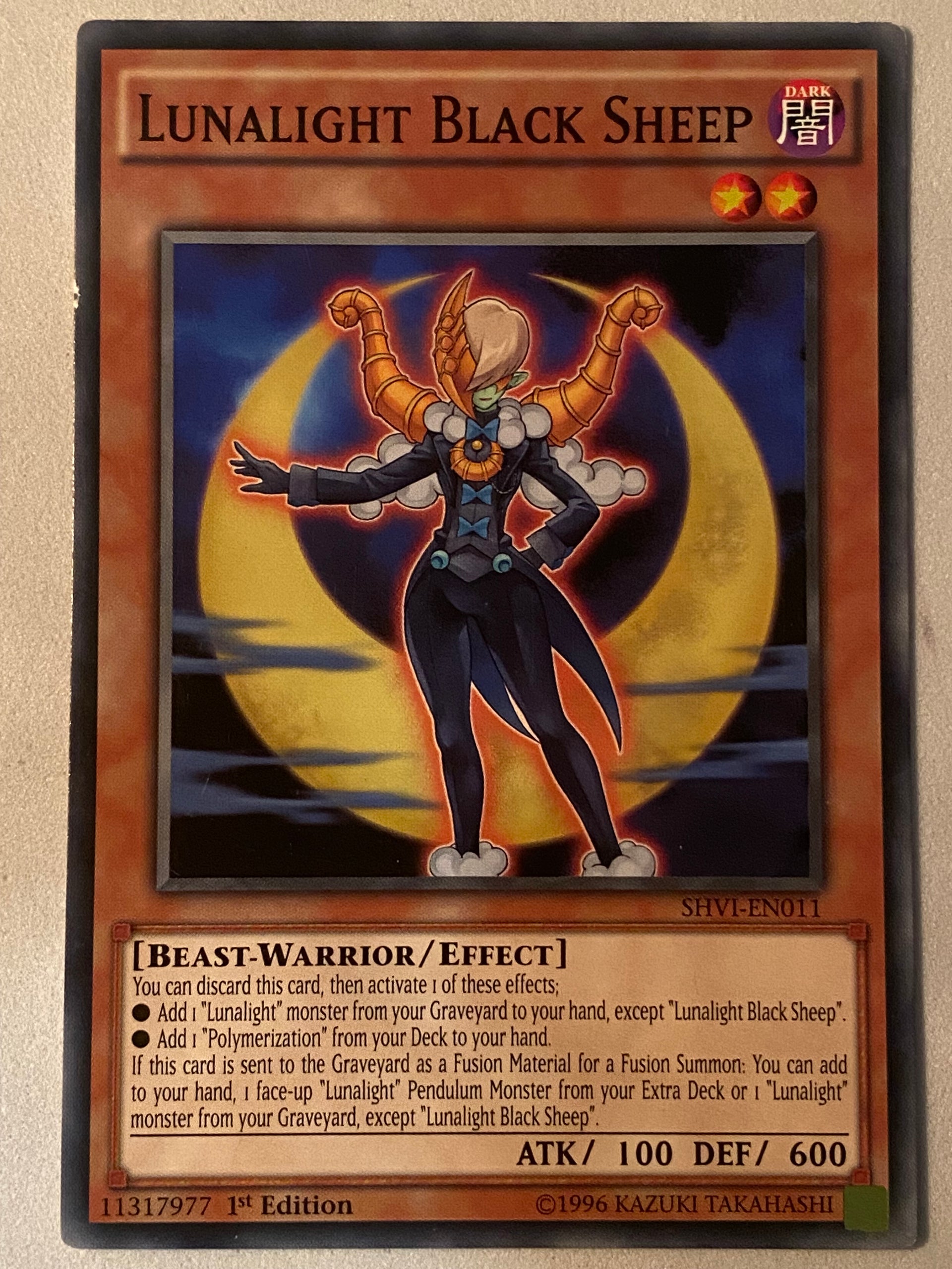 yugioh cubic cards Lunalight Black Sheep SHVI-EN011 – Genesis TCG