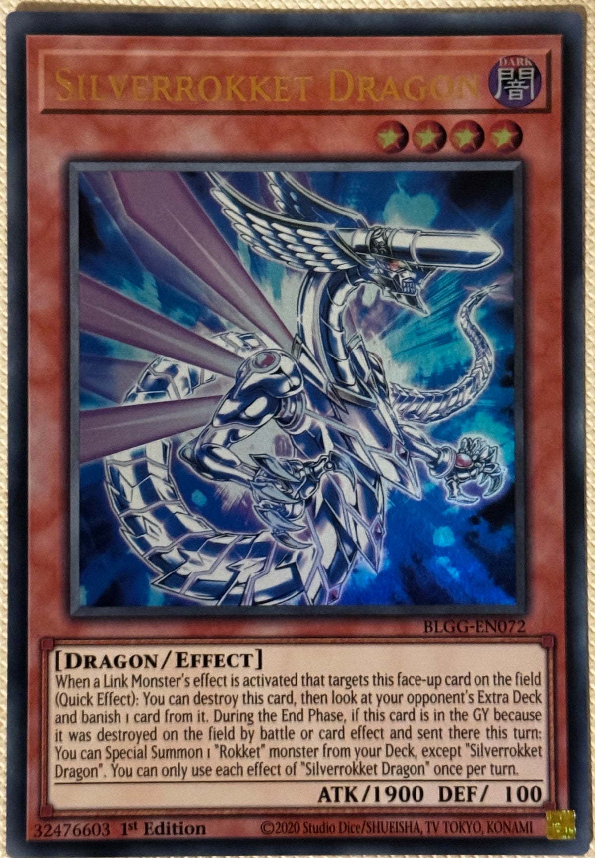 Silverrokkett Dragon BLGG-EN072