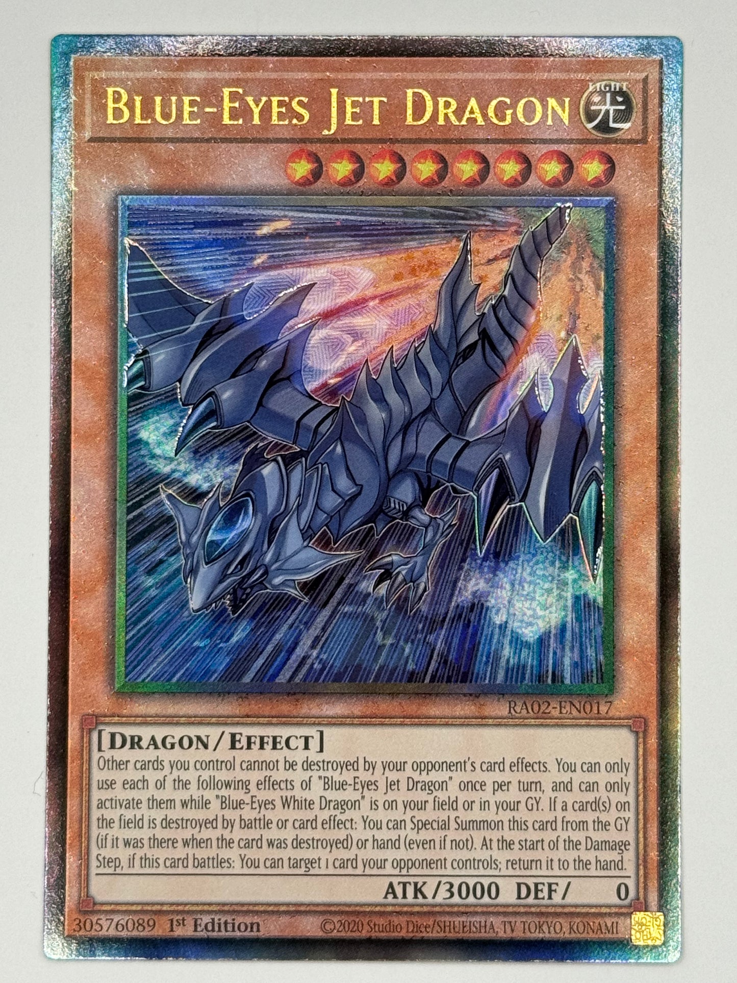Blue-Eyes Jet Dragon RA02-EN017