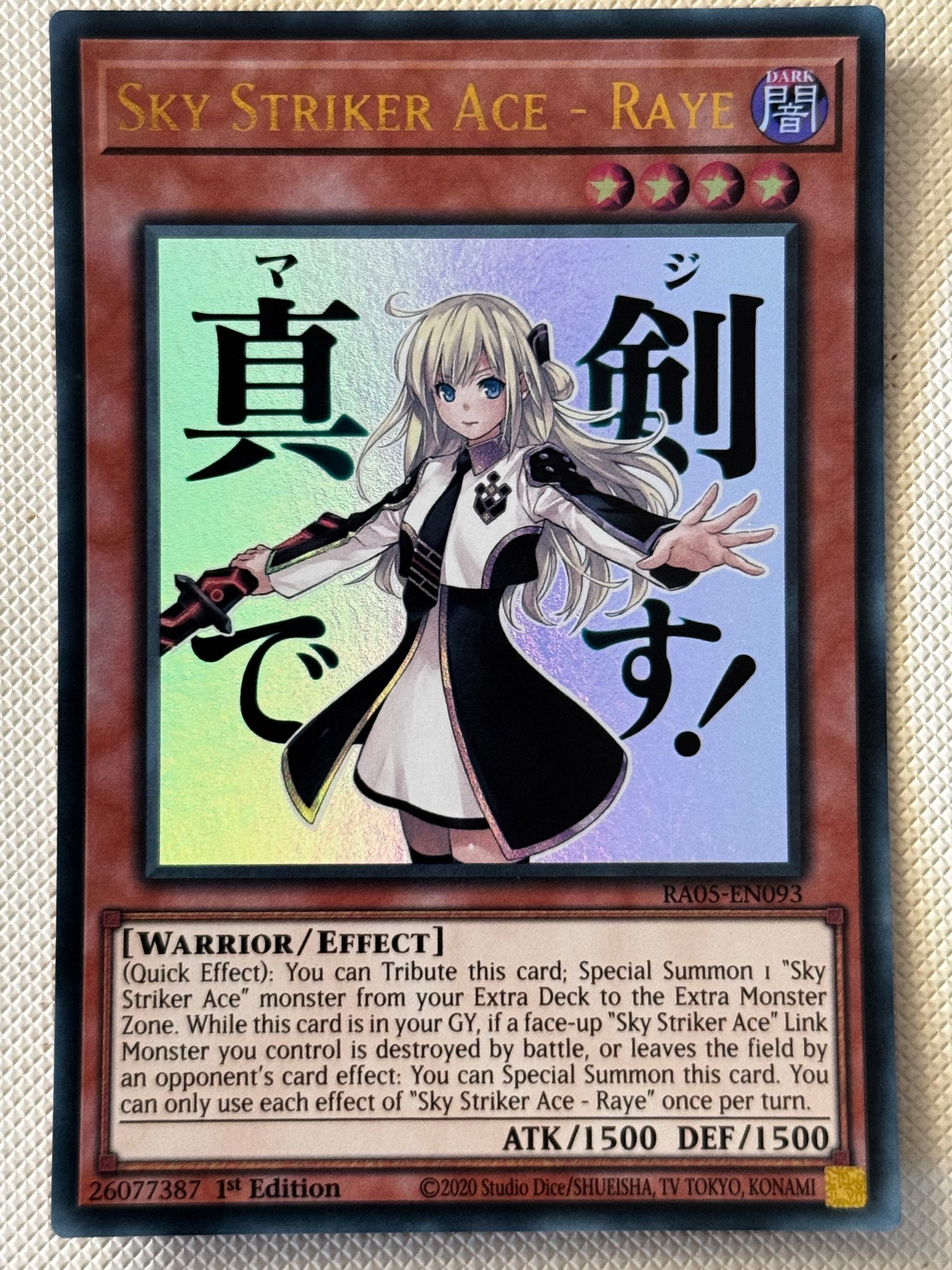 Sky Striker Ace - Raye RA05-EN093