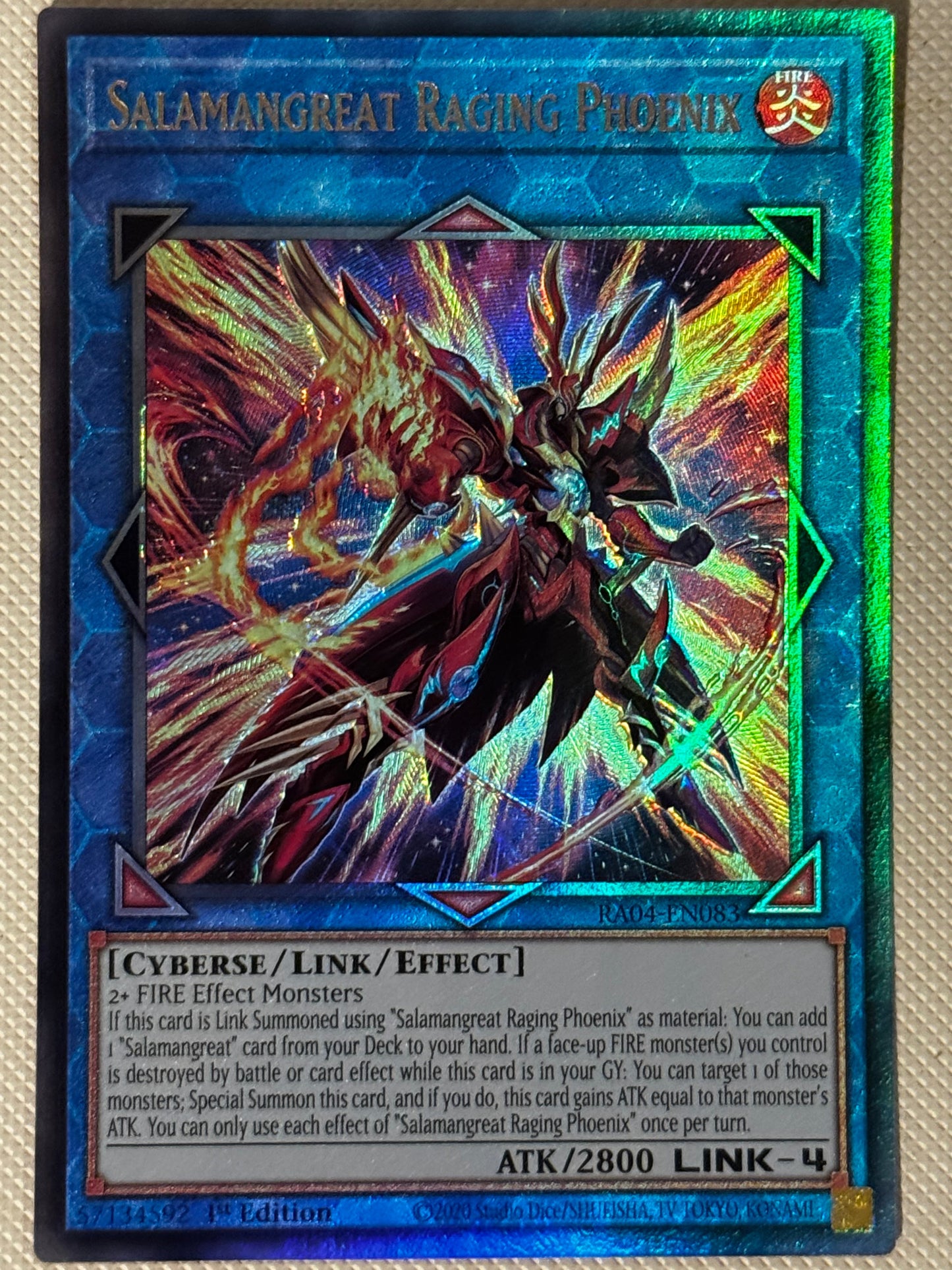 Salamangreat Raging Phoenix RA04-EN083