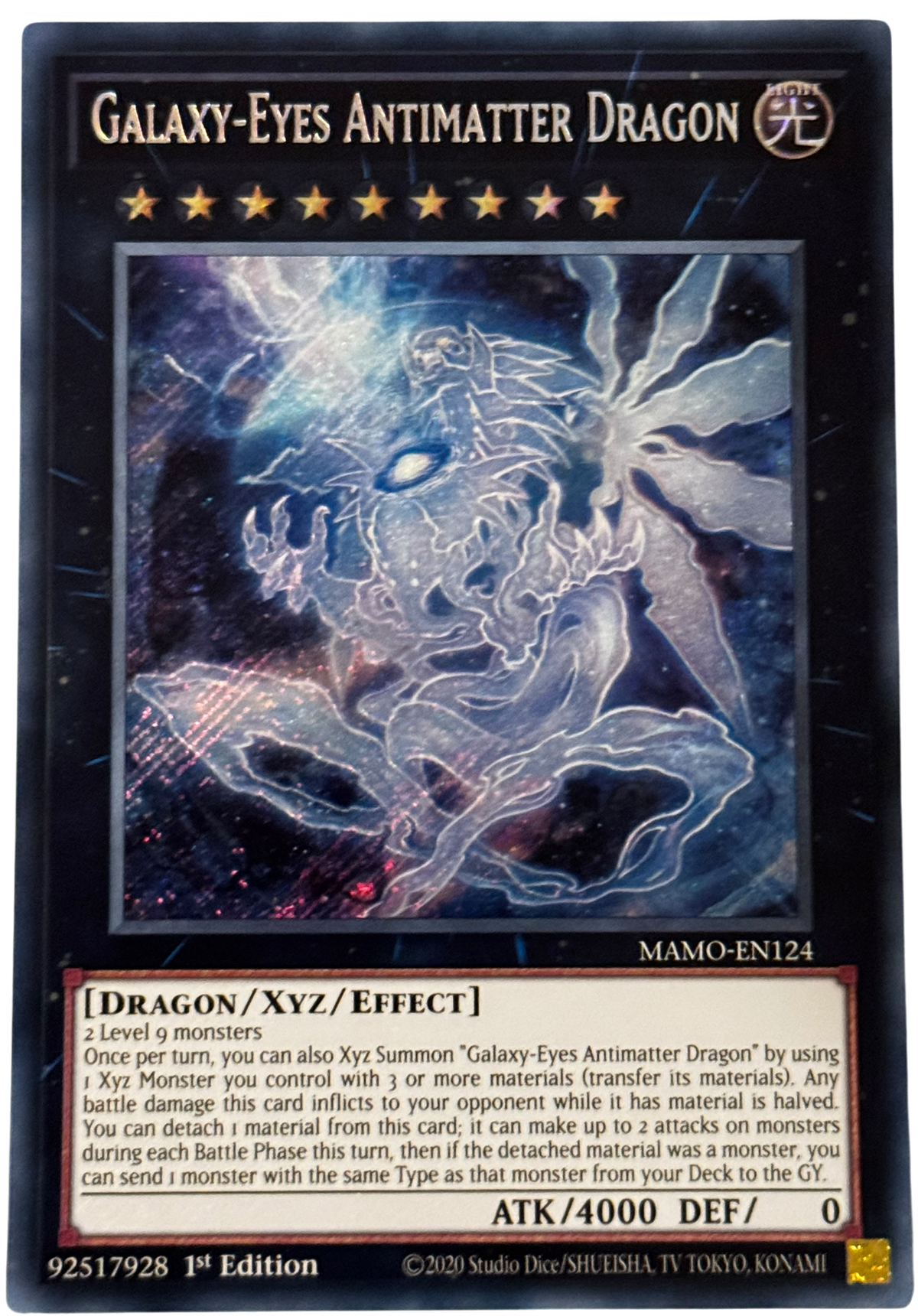 Galaxy-Eyes Antimatter Dragon MAMO-EN124