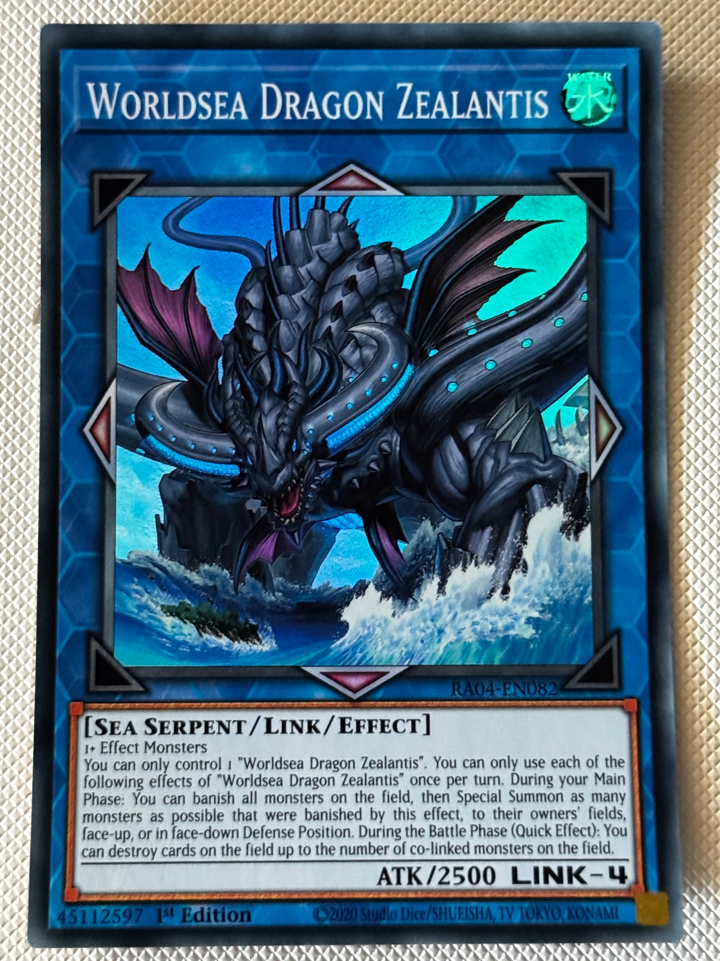 Worldsea Dragon Zealantis RA04-EN082