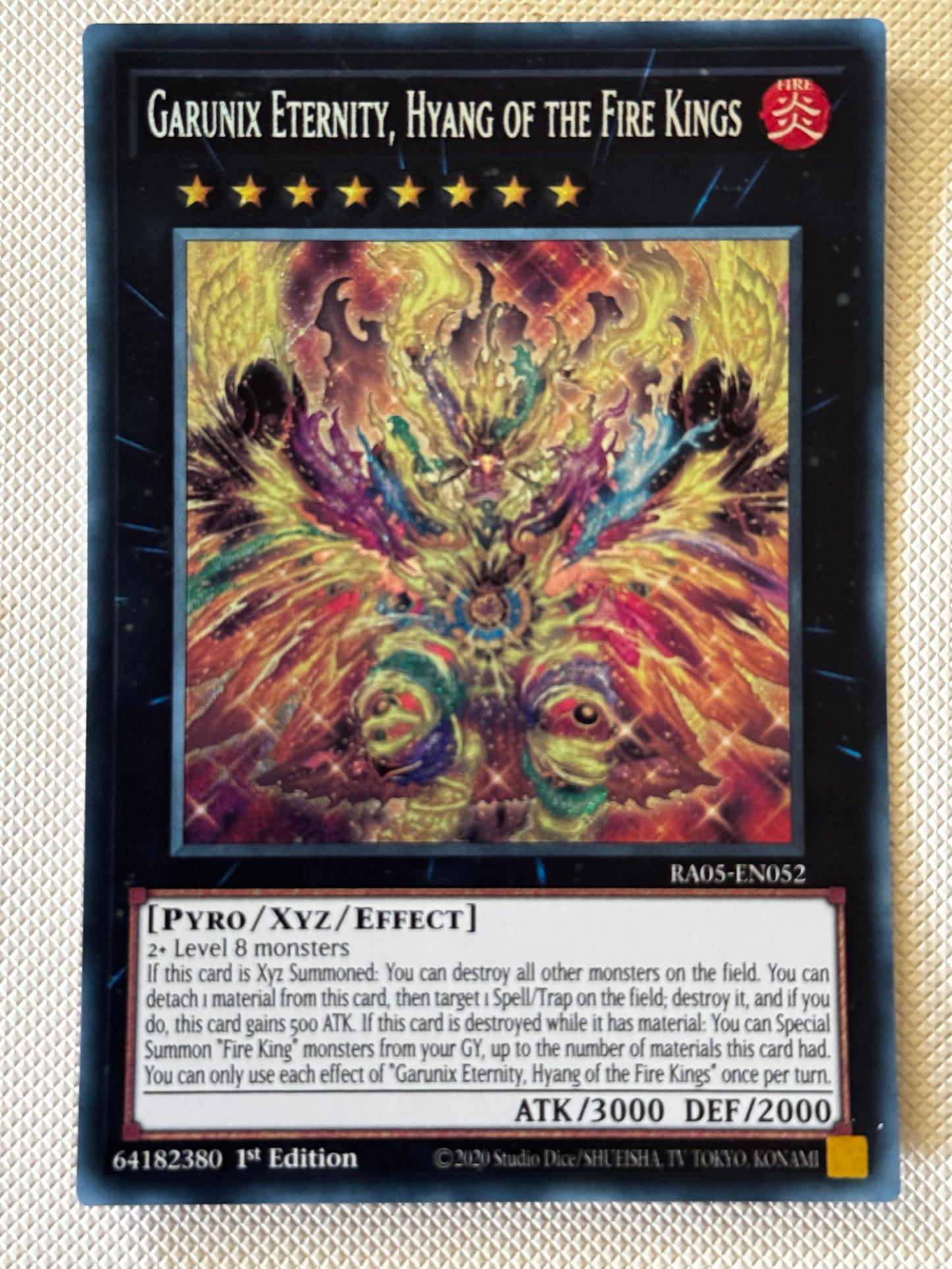 Garunix Eternity, Hyang Of The Fire Kings RA05-EN052