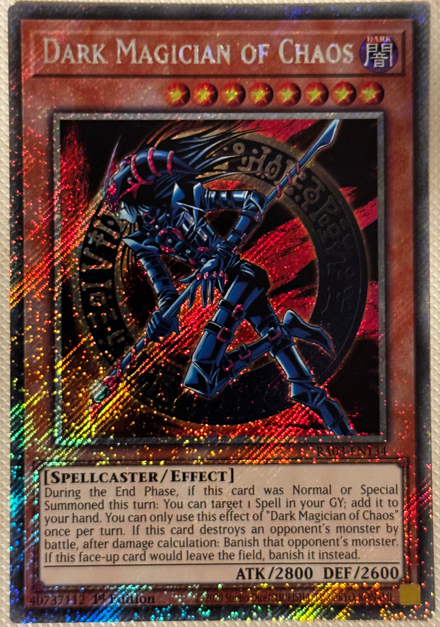 Dark Magician Of Chaos RA03-EN134