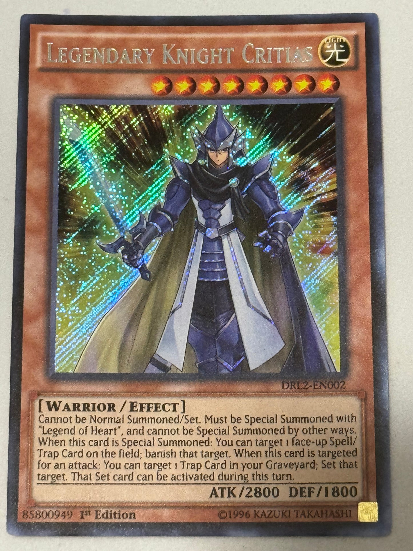 Legendary Knight Critias DRL2-EN002