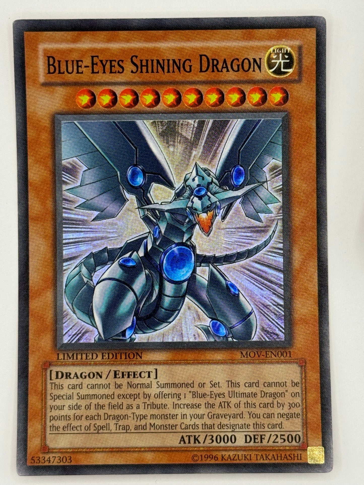 Blue-Eyes Shining Dragon MOV-EN001