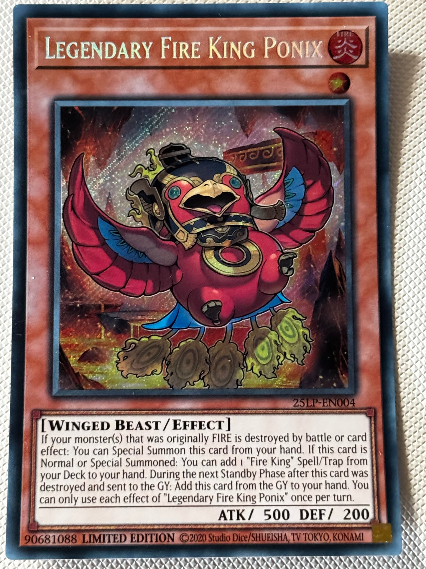 Legendary Fire King Ponix 25LP-EN004