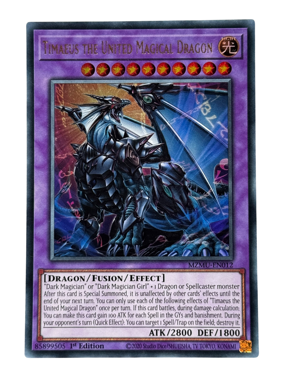 Timaeus The United Magical Dragon MZMU-EN012