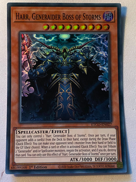 Harr, Generaider Boss Of Storms ETCO-EN027