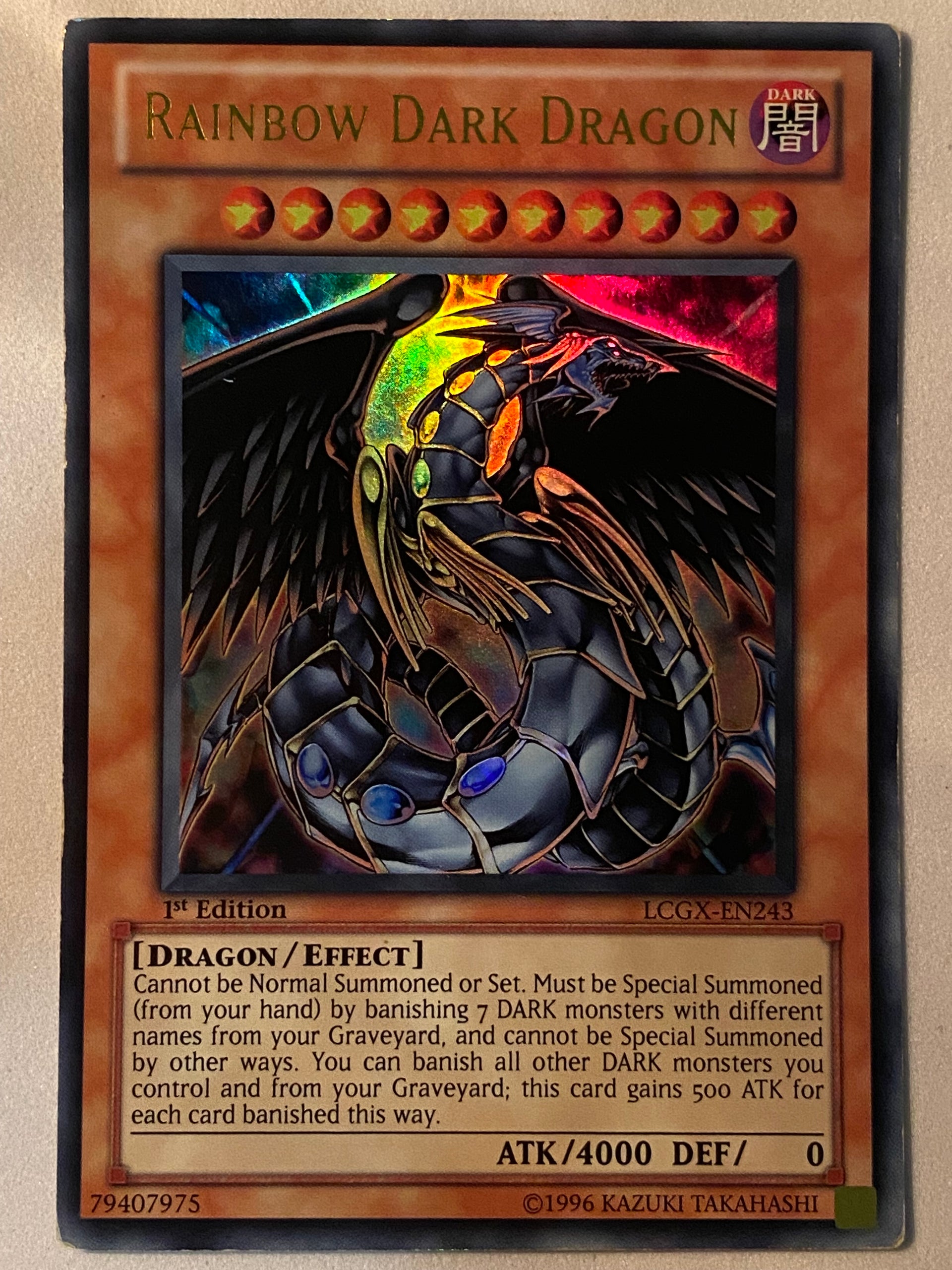 Rainbow Dark Dragon LCGX-EN243 Genesis TCG Rainbow Dark Dragon LCGX-EN243 Genesis TCG