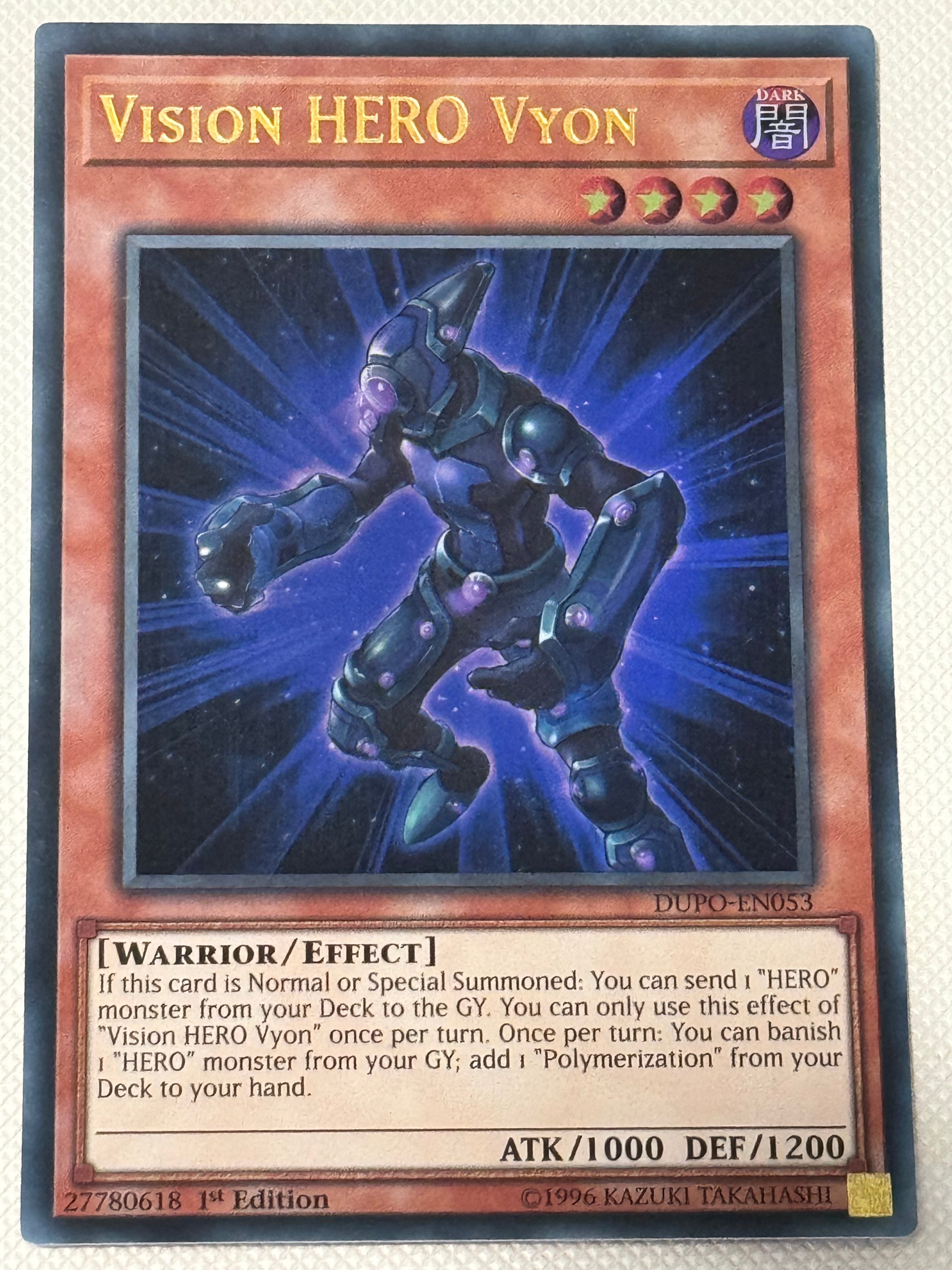 Vision HERO Vyon DUPO-EN053 – Genesis TCG