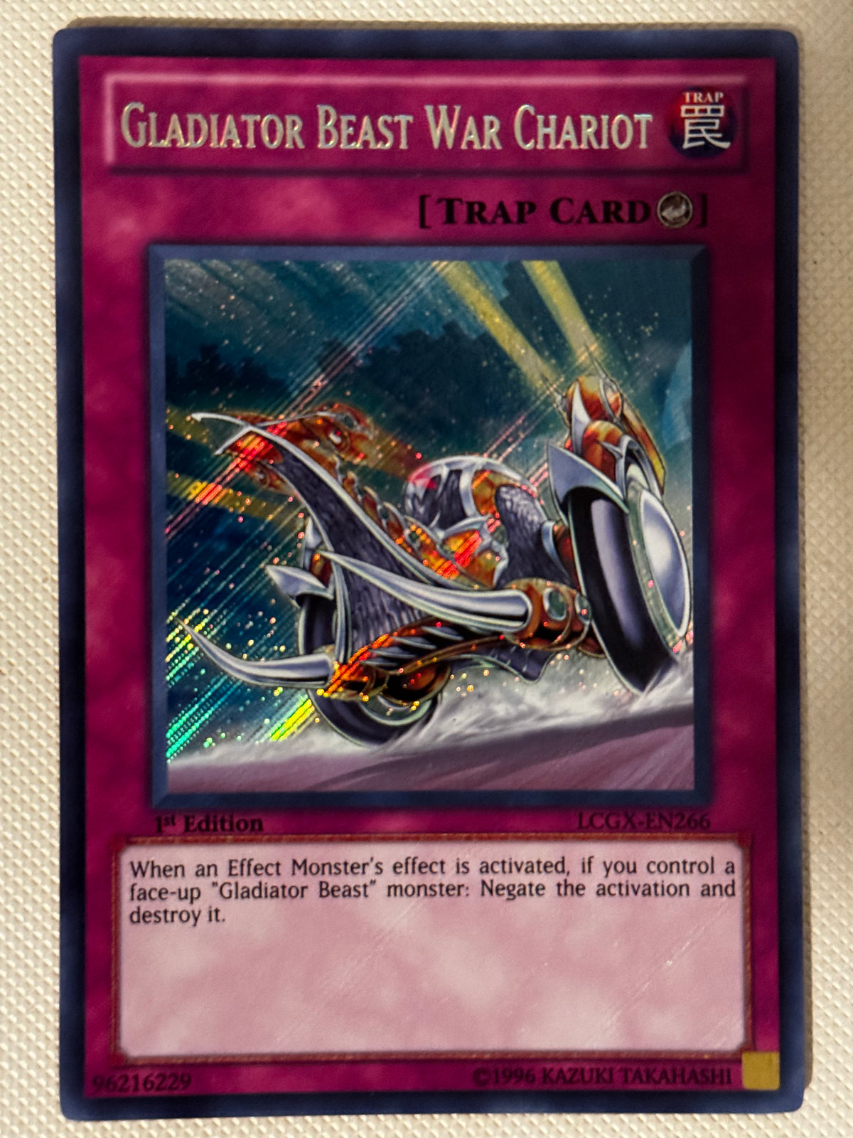 Gladiator Beast War Chariot LCGX-EN266