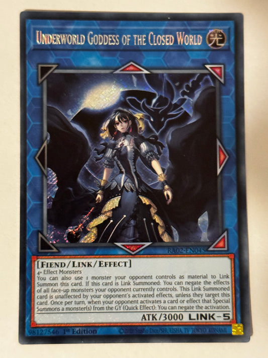 Underworld Goddess Of The Closed World RA02-EN045