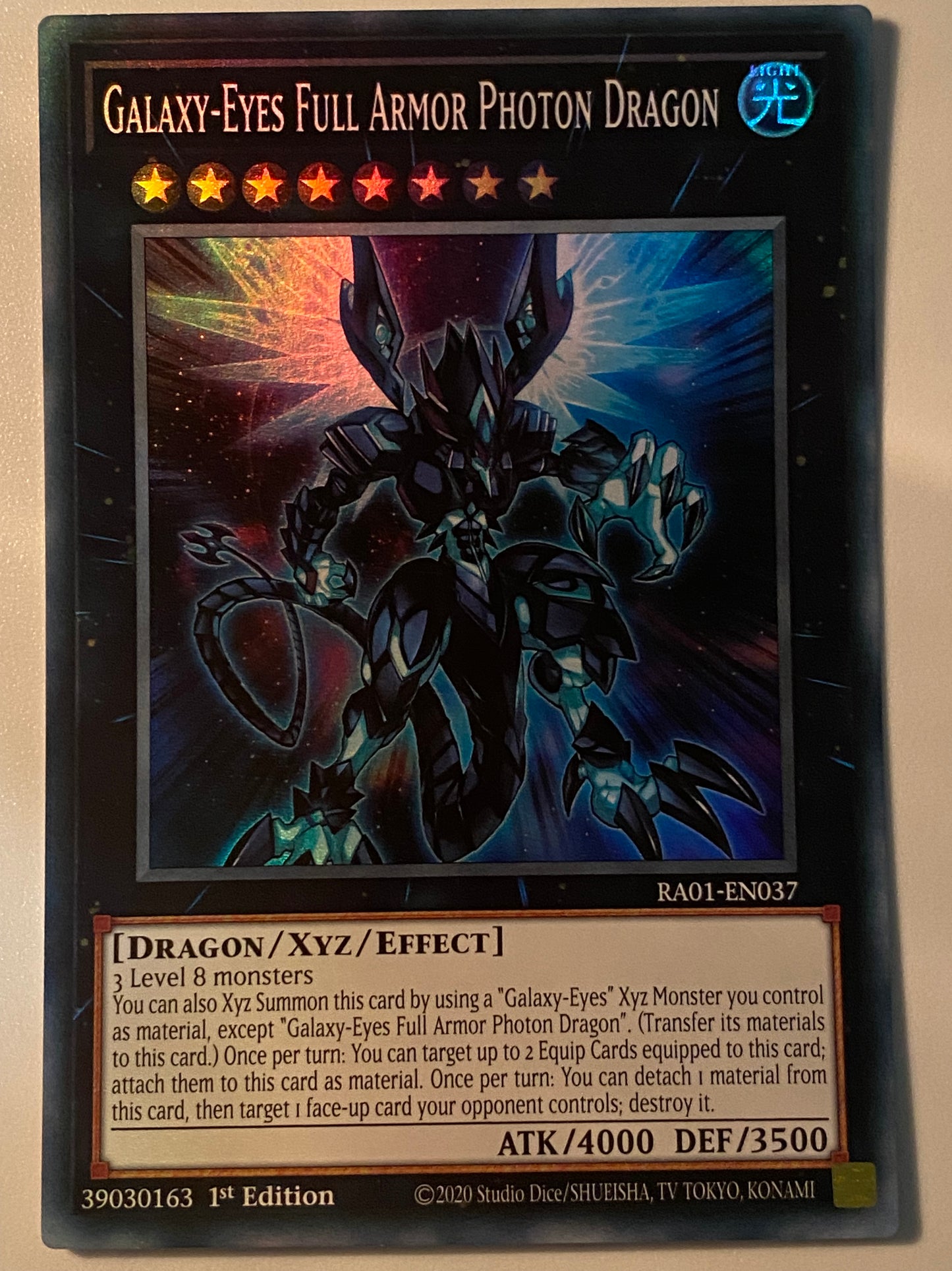 Galaxy-Eyes Full Armor Photon Dragon RA01-EN037