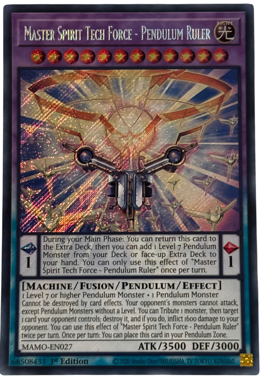 Master Spirit Tech Force - Pendulum Ruler MAMO-EN027
