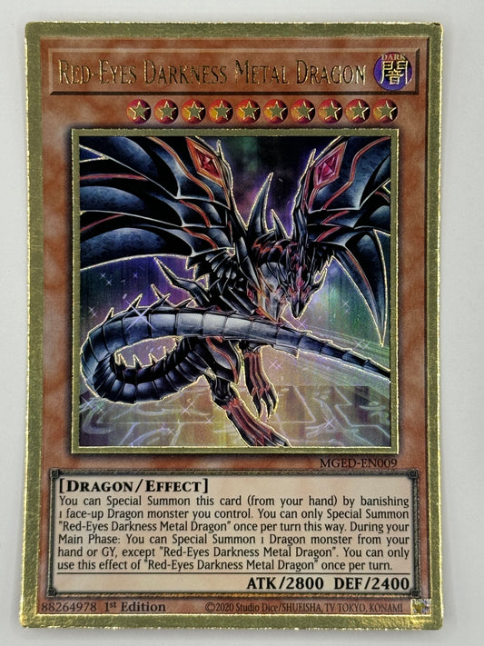 Red-Eyes Darkness Metal Dragon MGED-EN009