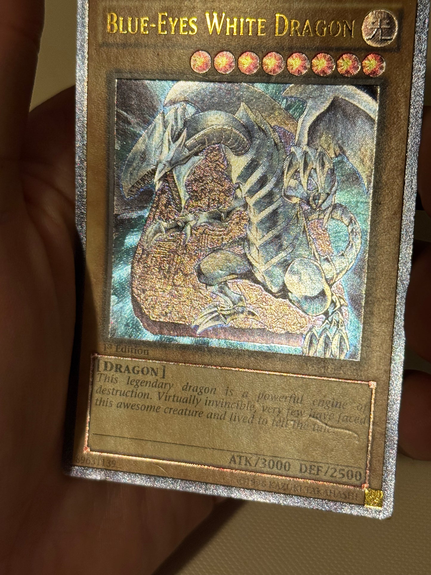 Blue-Eyes White Dragon YSKR-EN001(Read Description)