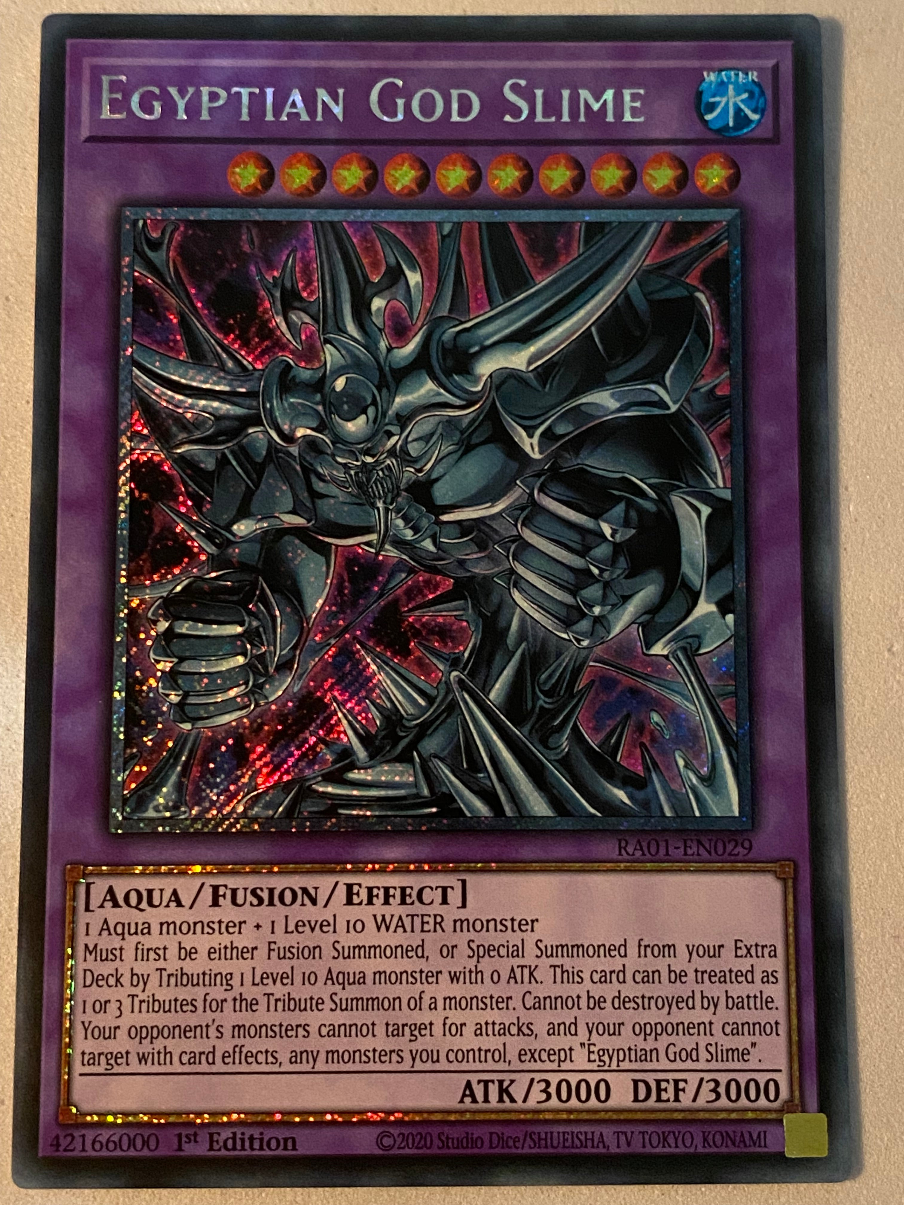Egyptian God Slime RA01-EN029 – Genesis TCG