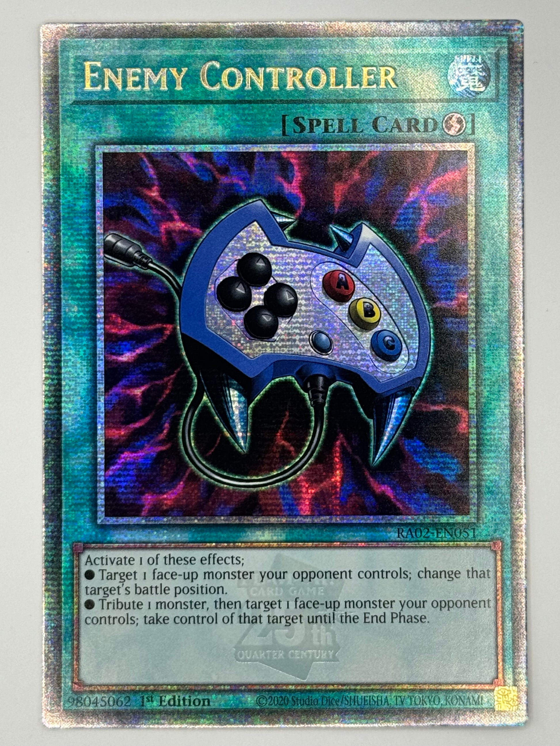 yugioh controller card controller" Mint / near mint condition trading card Yugioh Enemy Controller X3 Rare